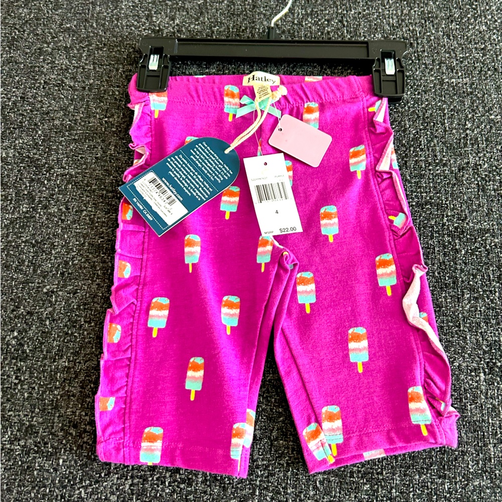 NWT Hatley Brand Popsicle Kids Bicycle Shorts